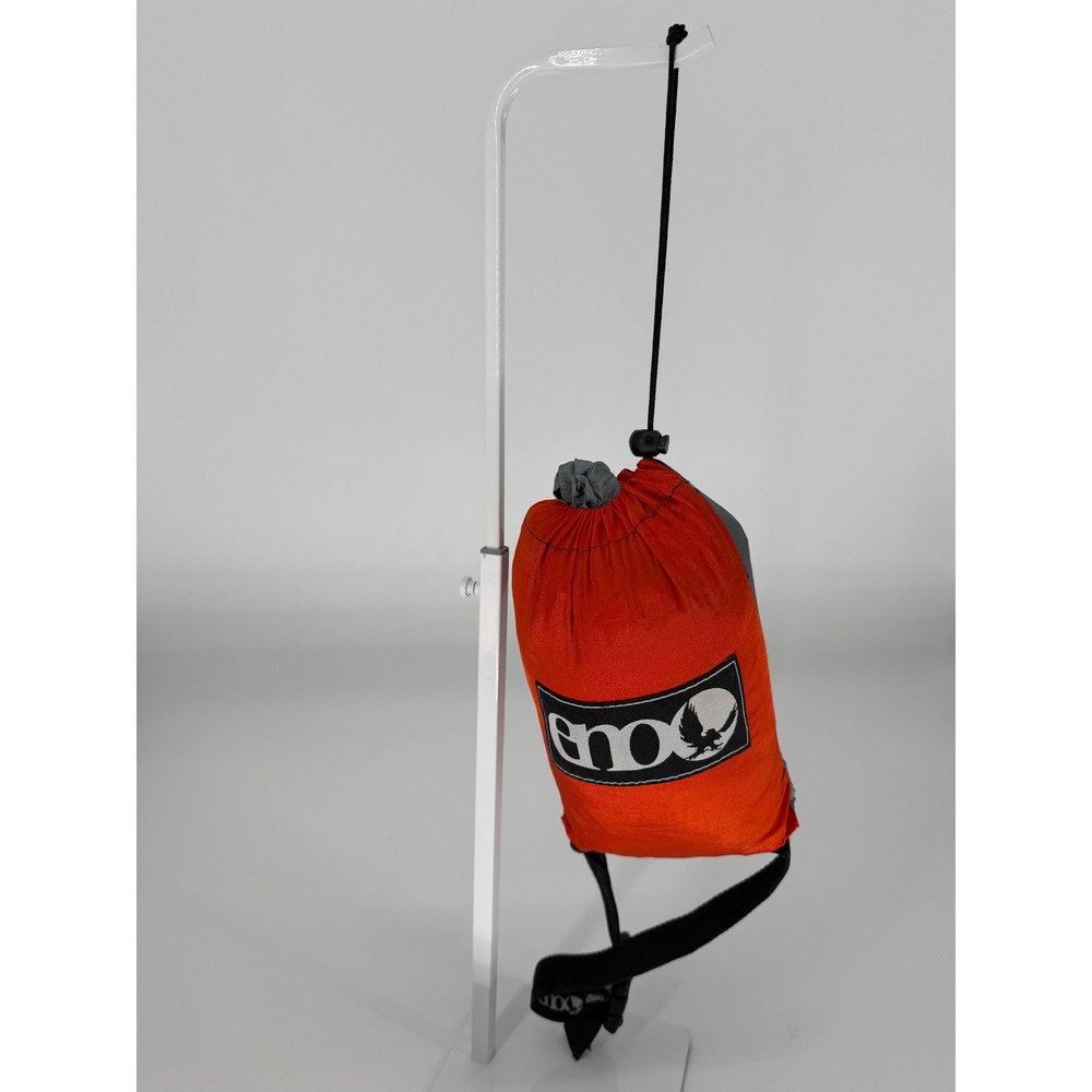 ENO DoubleNest Hammock Orange Charcoal Grey Portable Camping Backpacking 400lb